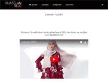 Tablet Screenshot of blog.hijabglam.com